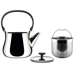Alessi Teekanne Cha Metall / Teekessel - Metall Glanzend Fashion