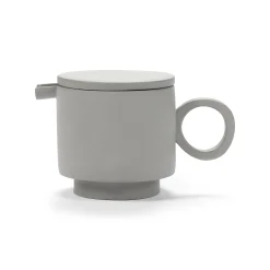 valerie objects Teekanne Inner Circle Keramik Grau / 95 Cl - Steinzeug - Hellgrau Online