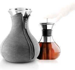 Eva Solo Teekanne  Metall Glas Grau 1 L / Mit Iso-Mantel - Dunkelgrau Outlet