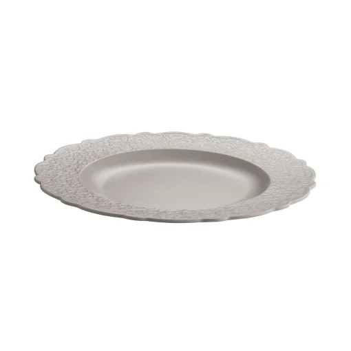 Alessi Teller Dressed En Plein Air Plastikmaterial Grau / Melamin - Warmes Grau Cheap