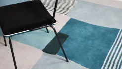 Maison Sarah Lavoine Teppich Boro Small Textil Blau Beige / 170 X 240 Cm - Blue Sarah Lavoine - Creme - Pfauenblau Best