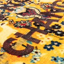 Seletti Teppich Burnt - Textil / 80 X 120 Cm - Durch Verbrennung Erhaltene Beschriftung - Bunt Store