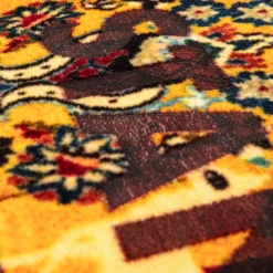 Seletti Teppich Burnt - Textil / 80 X 120 Cm - Durch Verbrennung Erhaltene Beschriftung - Bunt Sale