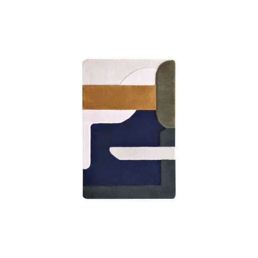 PINTON Teppich Element Nomade 1 Textil / 60 X 90 Cm - Handgetuftet - Bunt Store