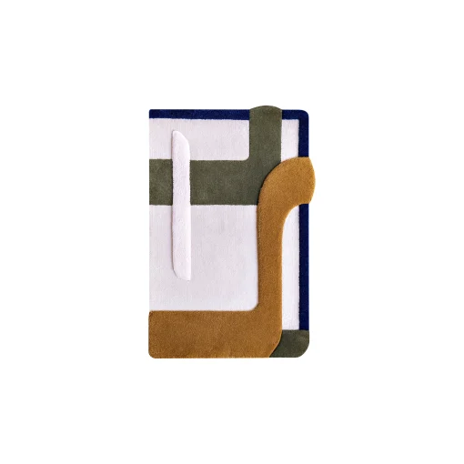 PINTON Teppich Element Nomade 2 Textil / 60 X 90 Cm - Handgetuftet - Bunt Cheap