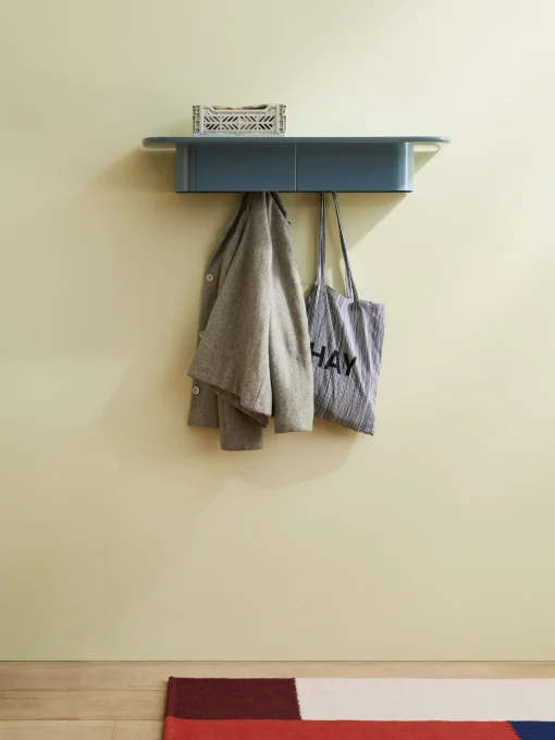 Hay Teppich Flat Works Textil Bunt / Von Dem Kunstler Ethan Cook - 80 X 250 Cm - Blau - Orange Sale