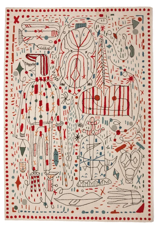 Nanimarquina Teppich Hayon X Nani Textil / 170 X 240 Cm - Bunt Best
