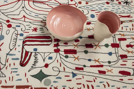 Nanimarquina Teppich Hayon X Nani Textil / 170 X 240 Cm - Bunt Best