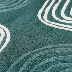 Maison Sarah Lavoine Teppich Labyrinthe Textil Grun / 170 X 240 Cm - Handgetuftet - Chinesischer Tee Clearance