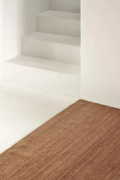Ethnicraft Teppich Nomad Textil Orange / 200 X 300 Cm - Kelim 100% Wolle - Terracotta Shop