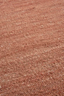 Ethnicraft Teppich Nomad Textil Orange / 200 X 300 Cm - Kelim 100% Wolle - Terracotta Shop
