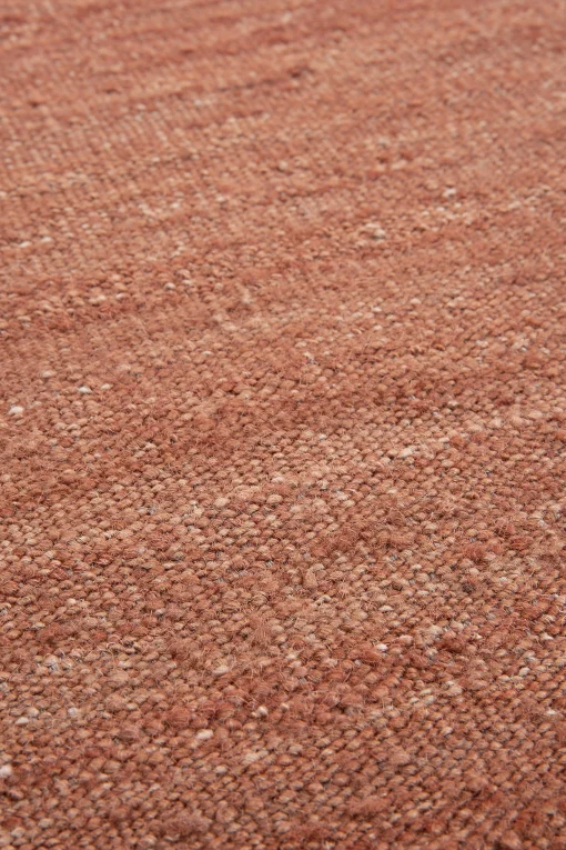 Ethnicraft Teppich Nomad Textil Orange / 200 X 300 Cm - Kelim 100% Wolle - Terracotta Shop
