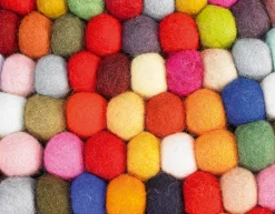 Hay Teppich Pinocchio Textil O 90 Cm - Bunt Online