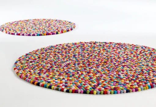Hay Teppich Pinocchio Textil O 90 Cm - Bunt Online