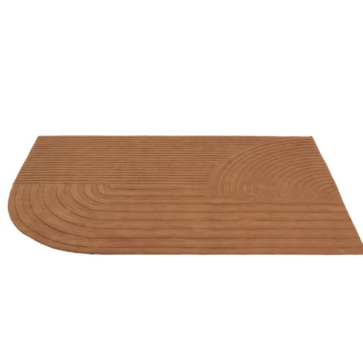 Muuto Teppich Relevo Textil Braun / 200 X 300 Cm - Handgetuftet - Karamel Hot