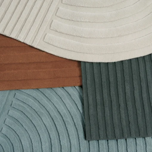 Muuto Teppich Relevo Textil Braun / 200 X 300 Cm - Handgetuftet - Karamel Hot