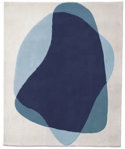 Harto Teppich Serge Textil Grau / 220 X 180 Cm - Blau - Grau Outlet