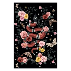 PODEVACHE Teppich Serpent Plastikmaterial Bunt / 198 X 139 Cm - Vinyl - Bunt - Schwarz Best Sale