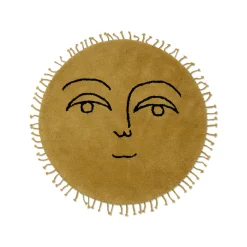 Ferm Living Teppich Sun Large Textil/ O 130 Cm - Gelb Fashion