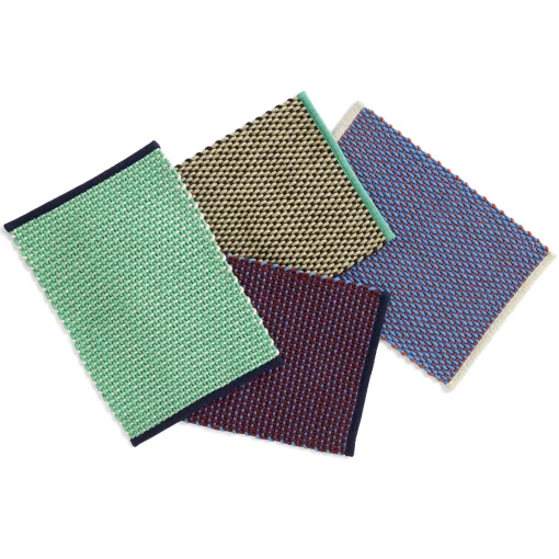 Hay Teppich  Textil/ Jute & Wolle - 50 X 70 Cm - Blau - Rot Cheap