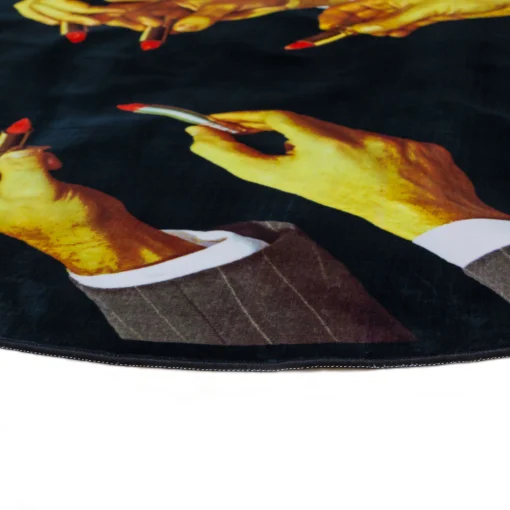 Seletti Teppich Toiletpaper - Lipsticks Textil / O 194 Cm - Bunt Cheap