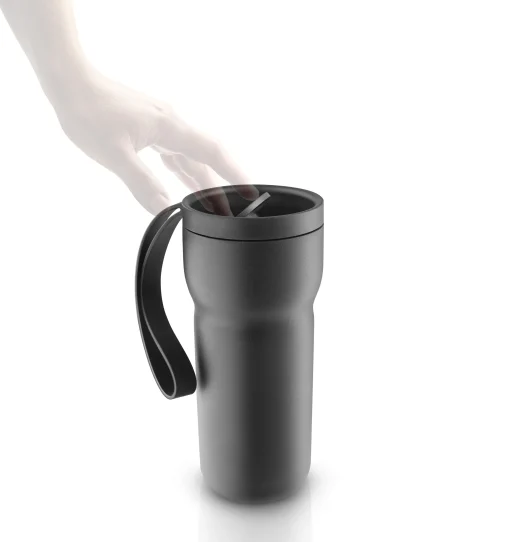 Eva Solo Thermobecher Nordic Kitchen Plastikmaterial/ 0,35 L - Schwarz Fashion