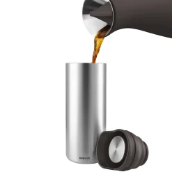 Eva Solo Thermobecher To Go Cup Urban Metall / 0,35 L- Recycelter Stahl - Schokolade - Stahl Best