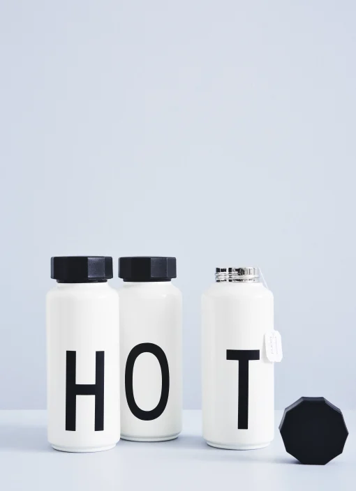 Design Letters Thermosflasche A-Z Metall 500 Ml - Buchstabe P - Weis Flash Sale