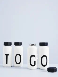 Design Letters Thermosflasche A-Z Metall 500 Ml - Buchstabe P - Weis Flash Sale