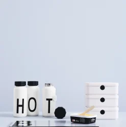 Design Letters Thermosflasche A-Z Metall 500 Ml - Buchstabe P - Weis Flash Sale