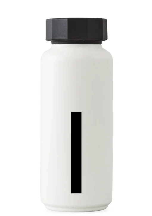 Design Letters Thermosflasche A-Z Metall 500 Ml - Buchstabe I - Weis Discount