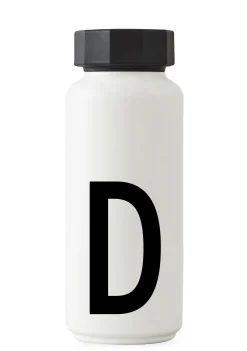 Design Letters Thermosflasche A-Z Metall 500 Ml - Buchstabe D - Weis Discount