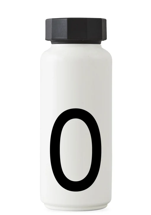 Design Letters Thermosflasche A-Z Metall 500 Ml - Buchstabe O - Weis Clearance