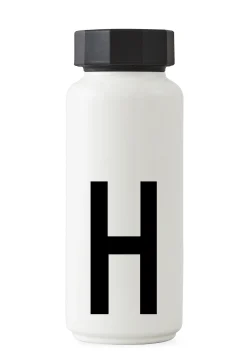 Design Letters Thermosflasche A-Z Metall 500 Ml - Buchstabe H - Weis Cheap