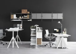 String Furniture Tischbein String Works™ Metallfur Schreibtischsystem 