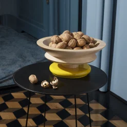 Alessi Tischgesteck / By Ettore Sottsass Gelb Holz Natur / 100 Values Collection - Gelb - Holz Natur New