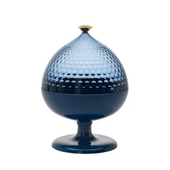 Kartell Tischgesteck Pumo Plastikmaterial Blau / Behalter - O 21 X H 29 Cm - Blau - Gold - Hellblau Shop