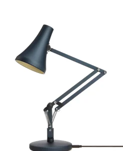 Anglepoise Tischleuchte 91 Mini Mini Led Metall Blau Grau / Led - Netzanschluss Oder Usb - Grau - Stahlblau Cheap