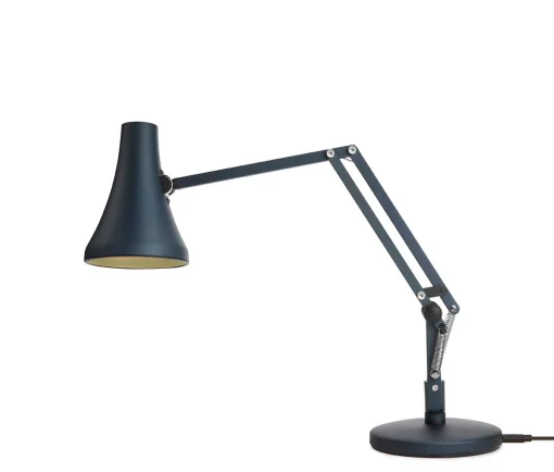 Anglepoise Tischleuchte 91 Mini Mini Led Metall Blau Grau / Led - Netzanschluss Oder Usb - Grau - Stahlblau Cheap