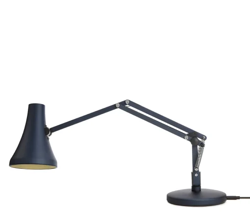 Anglepoise Tischleuchte 91 Mini Mini Led Metall Blau Grau / Led - Netzanschluss Oder Usb - Grau - Stahlblau Cheap