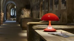 Martinelli Luce Tischleuchte Cobra Plastikmaterial/ 50-Jahre-Jubilaumsedition, Limitiert - Rot Glanzend Fashion