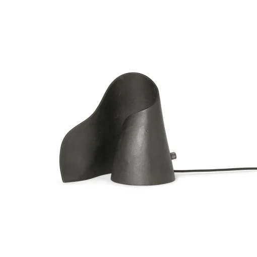 Ferm Living Tischleuchte Oyster Metall/ Recycelter Aluminiumguss - L 25 X H 23 Cm - Schwarz Discount