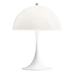 Louis Poulsen Tischleuchte Panthella Mini Led Plastikmaterial Weis / H 33,5 Cm - Acryl - Opalinweis Shop