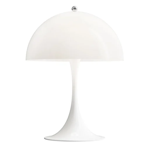 Louis Poulsen Tischleuchte Panthella Mini Led Plastikmaterial Weis / H 33,5 Cm - Acryl - Opalinweis Shop