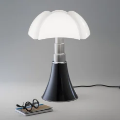 Martinelli Luce Tischleuchte Pipistrello Medium Led Metall Plastikmaterial Braun / H 50 Cm Bis 62 Cm - Dunkelbraun - Weis Flash Sale