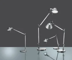 Artemide Tischleuchte Tolomeo Midi Led Metall - Aluminium Clearance