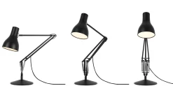 Anglepoise Tischleuchte Type 75 Metall Schwarz / H 66 Cm - Tiefschwarz Best