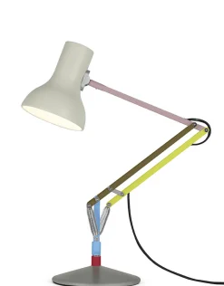 Anglepoise Tischleuchte Type 75 Mini Metall Bunt / Von Paul Smith - Edition N° 1 - Blau - Gelb - Kaki - Rosa Discount