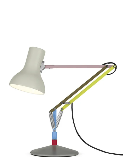 Anglepoise Tischleuchte Type 75 Mini Metall Bunt / Von Paul Smith - Edition N° 1 - Blau - Gelb - Kaki - Rosa Discount