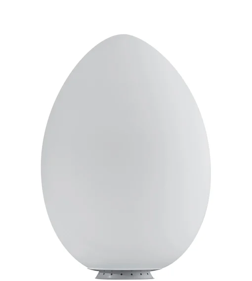 Fontana Arte Tischleuchte Uovo Led Glas Weis / Glas - H 44 Cm - Weis Satiniert Clearance